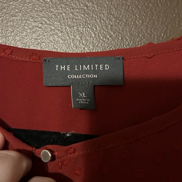 The Limited Collection‎ Sheer Sleeve Blouse Womens Size XL - Picture 3 of 5